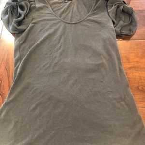 Off-Black with sleeve detail shirt